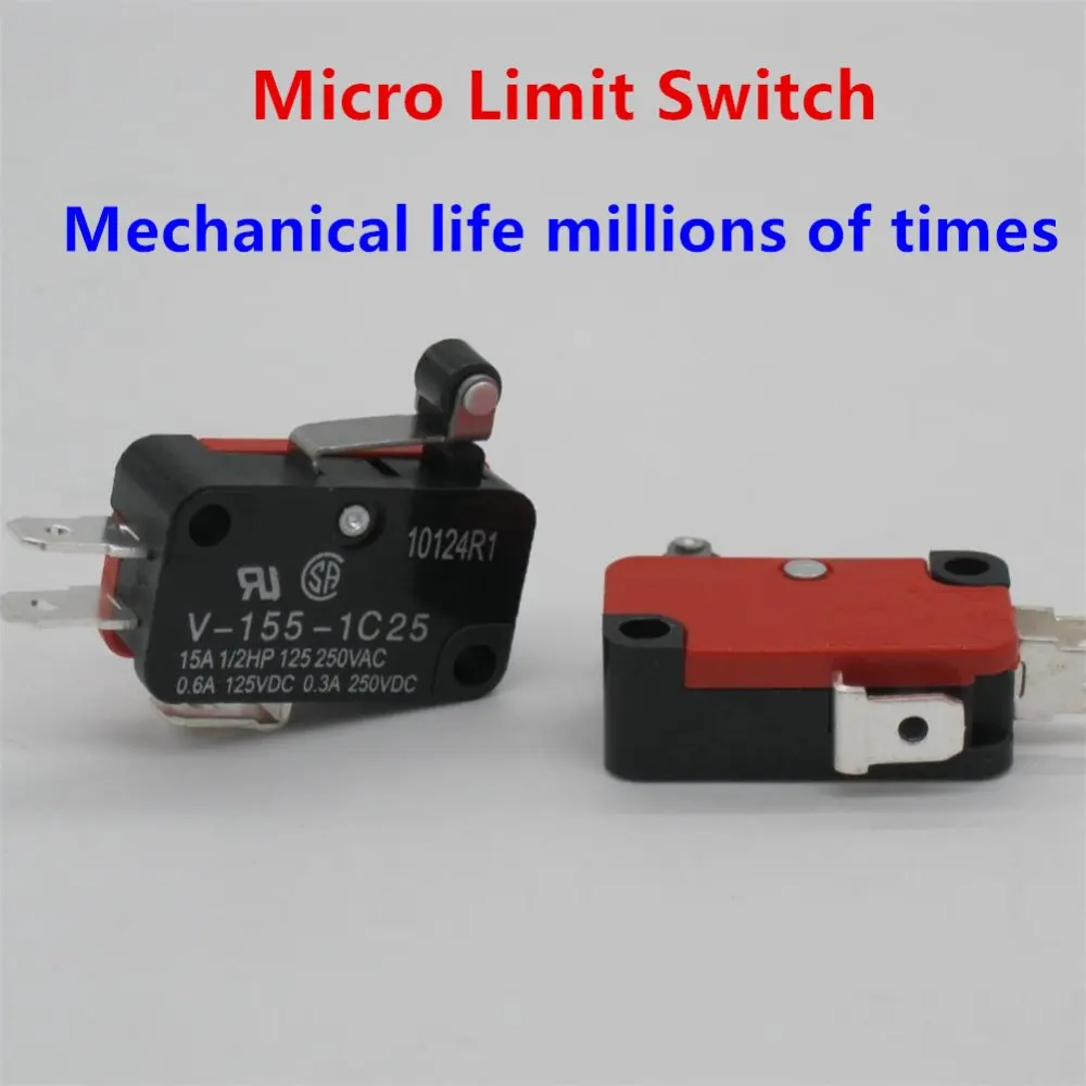 100 шт. V-155-1C25 SPDT 1NO 1NC 3Pin короткий концевой выключатель с прямым рычагом на шарнире, микропереключатель
100 шт. V-155-1C25 SPDT 1NO 1NC 3Pin короткий концевой выключатель с прямым рычагом на шарнире, микропереключатель