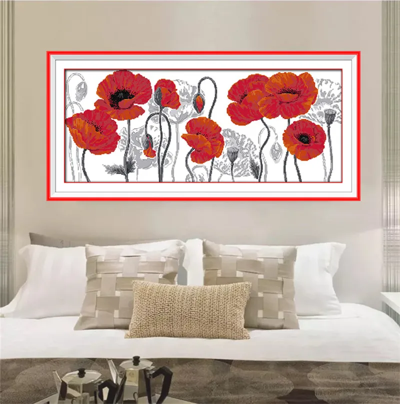 Beautiful flower Beginner Cross Stitch Kits Printed Canvas DMC Counted printed Cross-stitch set Embroidery Needlework Kit DIY
Beautiful flower Beginner Cross Stitch Kits Printed Canvas DMC Counted printed Cross-stitch set Embroidery Needlework Kit DIY