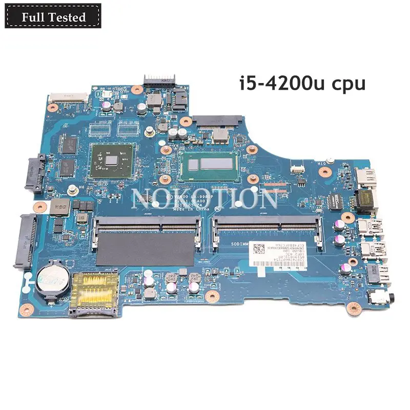 NOKOTION laptop motherboard For Dell inspiron 15R 5537 Mainboard VBW00 LA-9981P CN-0K5RR0 K5RR01 SR170 I5-4200U CPU HD8670M gpu
NOKOTION laptop motherboard For Dell inspiron 15R 5537 Mainboard VBW00 LA-9981P CN-0K5RR0 K5RR01 SR170 I5-4200U CPU HD8670M gpu