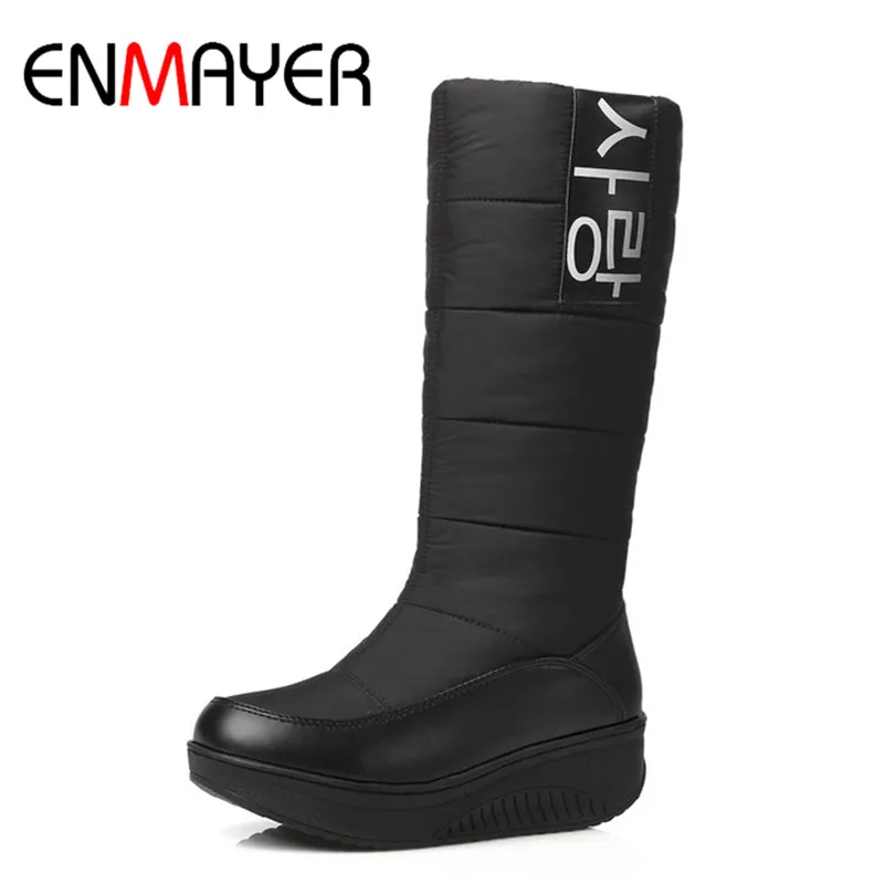 ENMAYER 3 Color White Shoes Woman Low Heels Wedges Shoes Size 35-44Winter Boots Platform Shoes Round Toe Mid-calf Snow Boots
ENMAYER 3 Color White Shoes Woman Low Heels Wedges Shoes Size 35-44Winter Boots Platform Shoes Round Toe Mid-calf Snow Boots