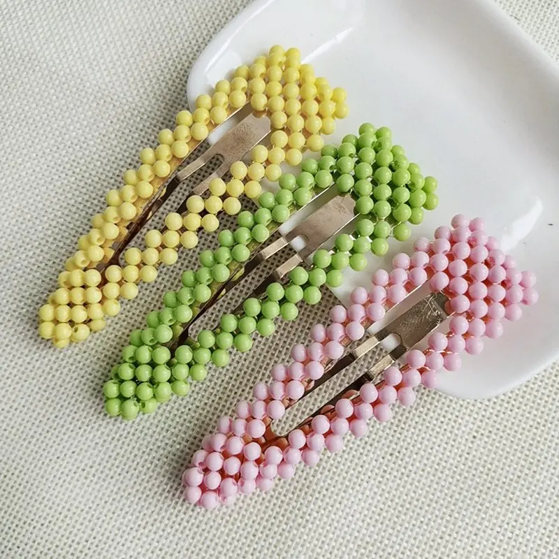 FASACC Korean Girls Hairpin 2019 Hairclip Frosted Beads Hair Clip Sweet Barrettes Female Turban Woman Hair Ornament Accessories
FASACC Korean Girls Hairpin 2019 Hairclip Frosted Beads Hair Clip Sweet Barrettes Female Turban Woman Hair Ornament Accessories