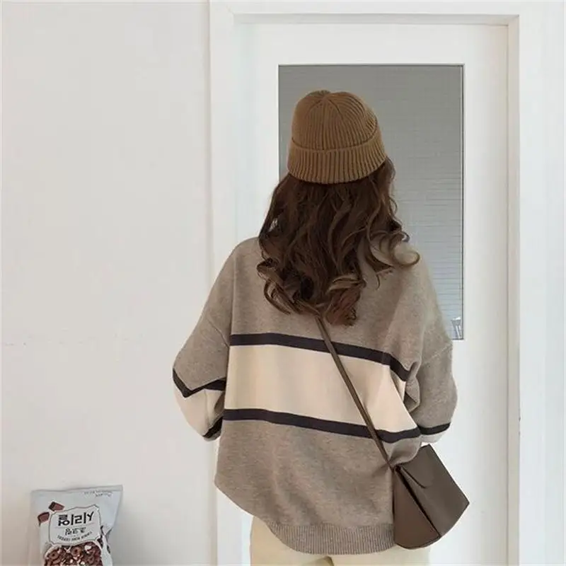 women's clothing 2019 new arrival women spring autumn o-neck loose knitted sweaters ladies patchwork casual pullovers top
women's clothing 2019 new arrival women spring autumn o-neck loose knitted sweaters ladies patchwork casual pullovers top