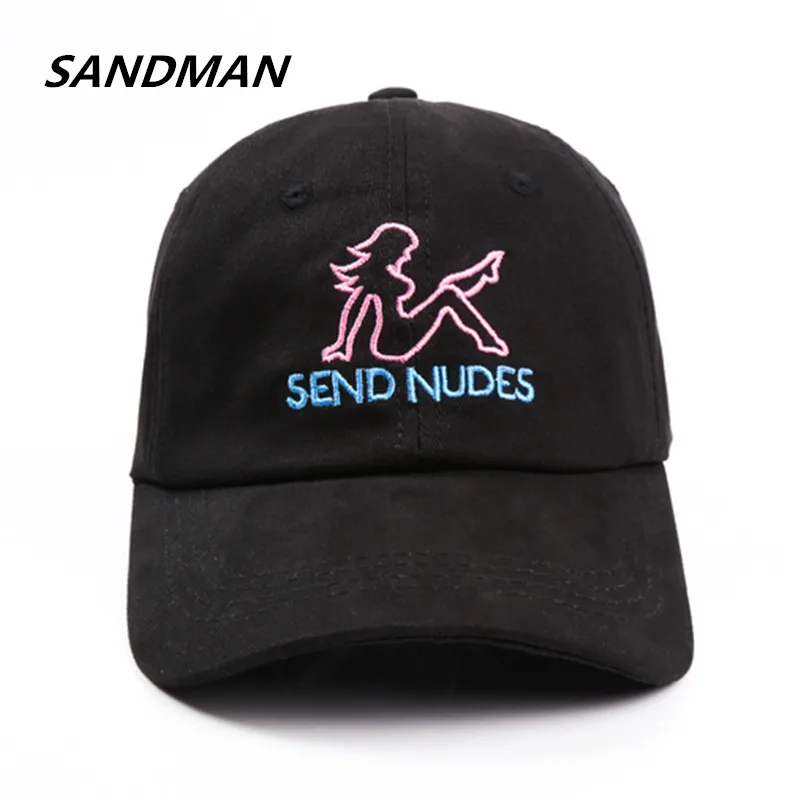 SANDMAN Letter SEND NUDES Snapback Cap Cotton Baseball Cap For Men Women Adjustable Hip Hop Dad Hat Bone Garros Casquette
SANDMAN Letter SEND NUDES Snapback Cap Cotton Baseball Cap For Men Women Adjustable Hip Hop Dad Hat Bone Garros Casquette