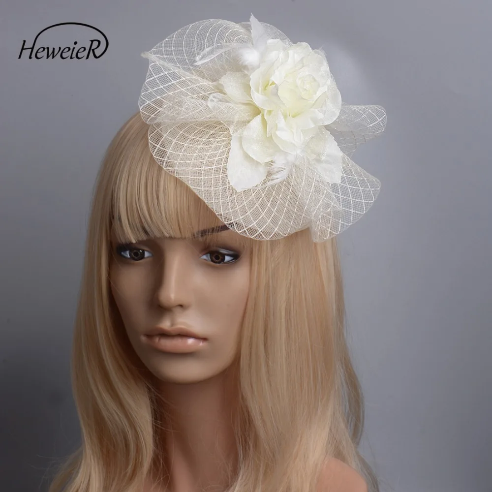 Women Bridal Fascinator Hats Ladies Hair Clips Hairpin Netting Mesh Flower Headwear Wedding Party Accessories Handmade
Women Bridal Fascinator Hats Ladies Hair Clips Hairpin Netting Mesh Flower Headwear Wedding Party Accessories Handmade
