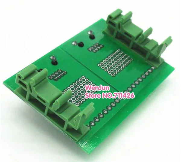RJ45 Breakout Board with 2 RJ45 Jacks and 2 *8pins terminal blocks with DIN rail mounting foot and panel mounting foot 1pcs/lot
RJ45 Breakout Board with 2 RJ45 Jacks and 2 *8pins terminal blocks with DIN rail mounting foot and panel mounting foot 1pcs/lot