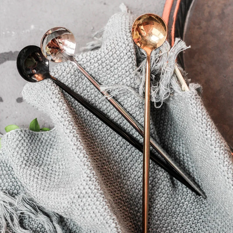 Korean Stainless Steel Long Handled Ice Spoon Set High Quality Mixing Serving Spoons 195mm Dinnerware Set Long Tea Coffee Spoons
Korean Stainless Steel Long Handled Ice Spoon Set High Quality Mixing Serving Spoons 195mm Dinnerware Set Long Tea Coffee Spoons