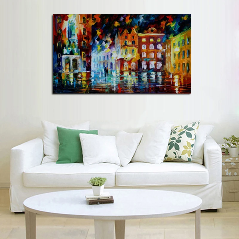 Canvas Knife Oil Painting handmade High Quality painting Handpainted Modern painting Home Decor Rain Tree Road Palette Picture
Canvas Knife Oil Painting handmade High Quality painting Handpainted Modern painting Home Decor Rain Tree Road Palette Picture