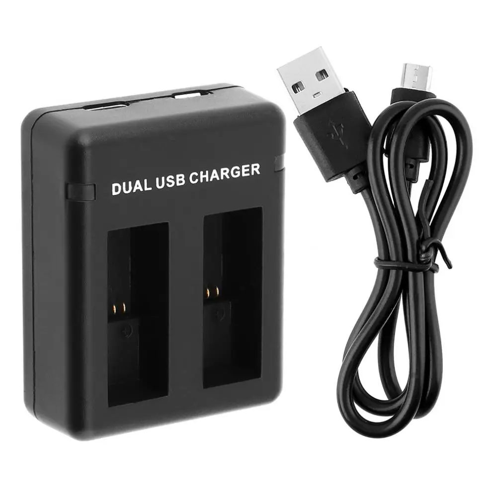 AHDBT 501 зарядное устройство с двумя портами для камеры usb кабелем и умной зарядкой