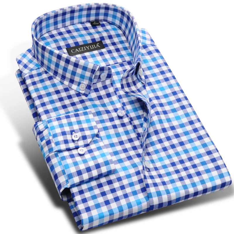 Colorful Plaid Shirts 100% Cotton Men's Long Sleeve Dress Shirt Slim Fit Smart Casual Business Formal Shirt Button Down Collar
Colorful Plaid Shirts 100% Cotton Men's Long Sleeve Dress Shirt Slim Fit Smart Casual Business Formal Shirt Button Down Collar