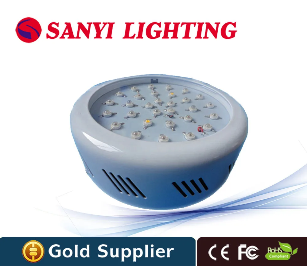 90W UFO LED Grow light red(630nm):blue(460nm)=8:1, also support DIY ratio with CE FCC ROHS approved
90W UFO LED Grow light red(630nm):blue(460nm)=8:1, also support DIY ratio with CE FCC ROHS approved