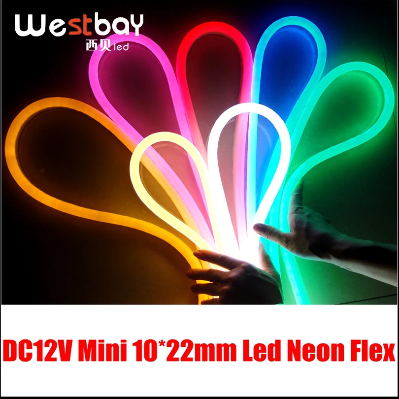 Mini DC12V Warm White 2700K LED Neon Flex for DIY Home Lighting Solution 16M/Lot with 8 Sets Accessories | Лампы и освещение