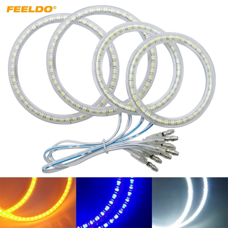 FEELDO 2X100mm 2X126mm Авто SMD ангельские глаза свет гало кольцо для LAND ROVER Head Light Lamp 3-Color # HQ1009
FEELDO 2X100mm 2X126mm Авто SMD ангельские глаза свет гало кольцо для LAND ROVER Head Light Lamp 3-Color # HQ1009