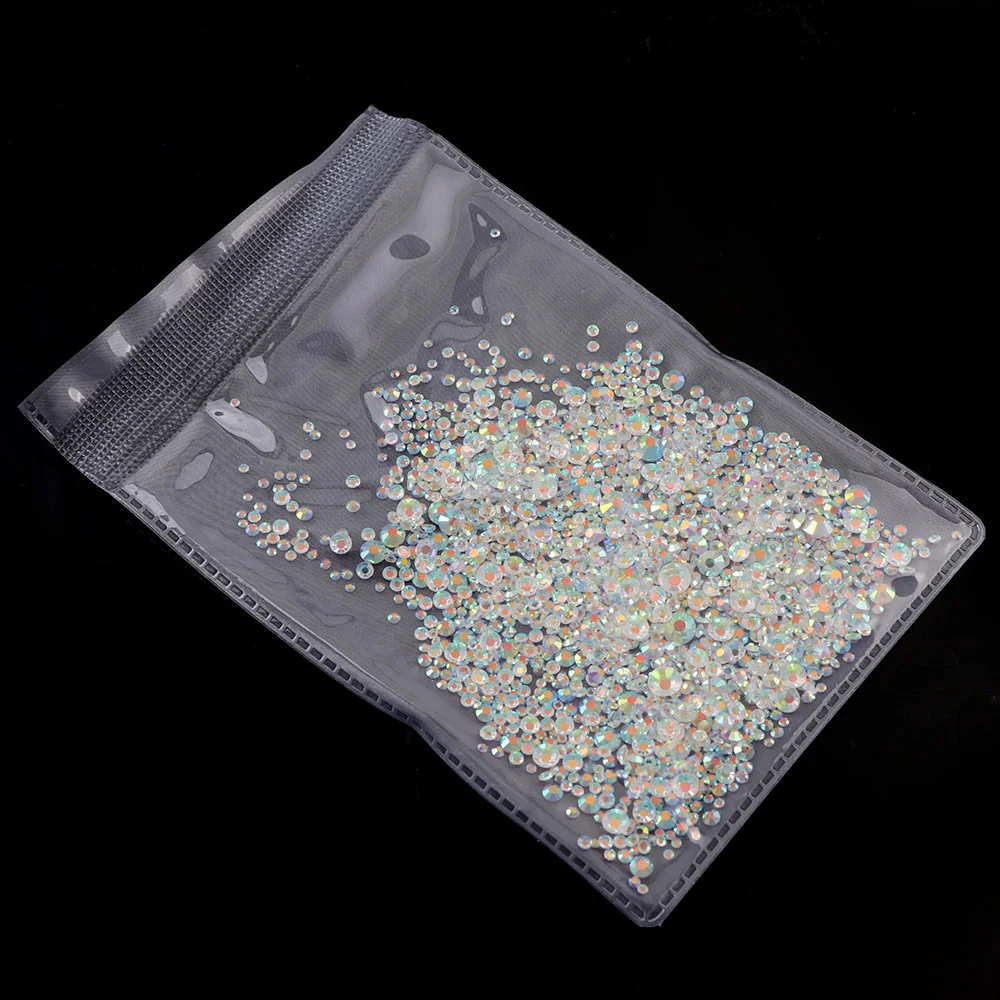 SS3-SS20 Transparent AB About 1440Pcs Shiny Nail Art Glass Non Hotfix Flatback Glue On Rhinestones For DIY Nail Art Jewelry
SS3-SS20 Transparent AB About 1440Pcs Shiny Nail Art Glass Non Hotfix Flatback Glue On Rhinestones For DIY Nail Art Jewelry