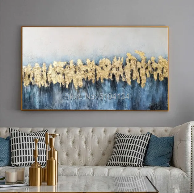100% Hand Painted Gold Oil Painting On Canvas Paintings For Living Room Modern Abstract Wall Art decoration
100% Hand Painted Gold Oil Painting On Canvas Paintings For Living Room Modern Abstract Wall Art decoration