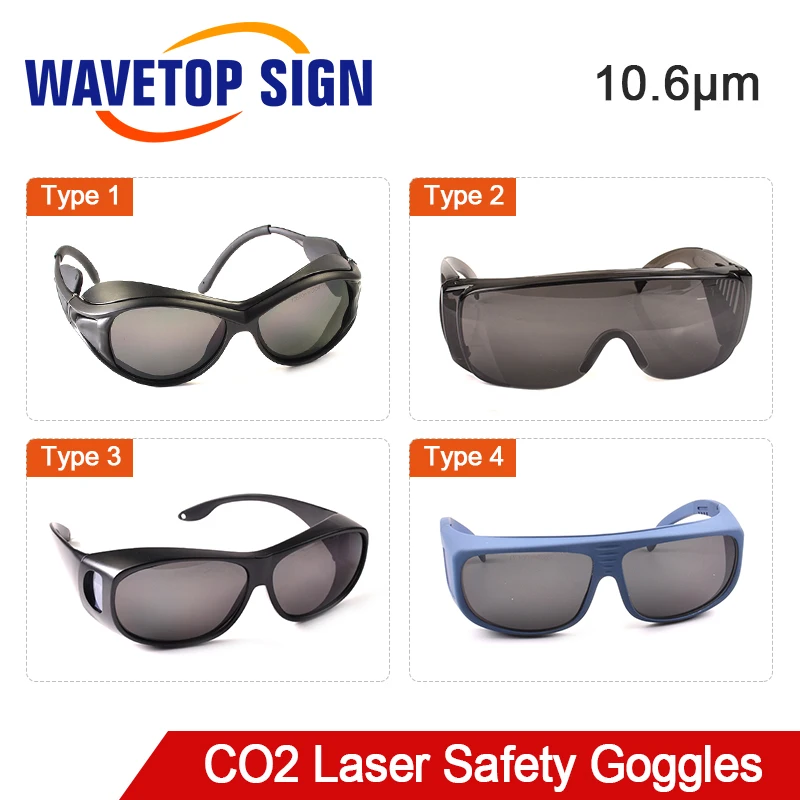 WaveTopSign 10.6um 10600nm Laser Safety Goggles Shield Protection For CO2 Laser Cutting Engraving Machine
WaveTopSign 10.6um 10600nm Laser Safety Goggles Shield Protection For CO2 Laser Cutting Engraving Machine