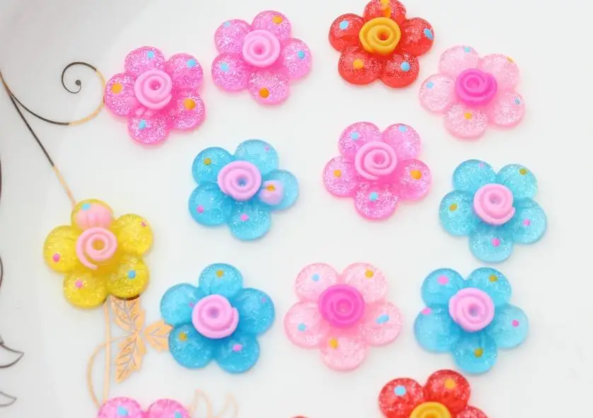 250 pcs glitter lovely polka dots flower Cabochons Cell phone decor, hair accessory embellishment, DIY project sparkle
250 pcs glitter lovely polka dots flower Cabochons Cell phone decor, hair accessory embellishment, DIY project sparkle