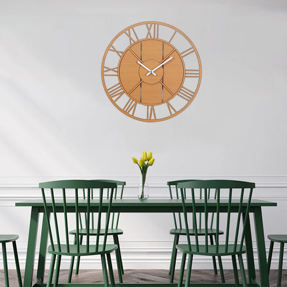European Creative Round Wall Clock Wooden Living Room Wood Watch Mute Simple Modern Hanging Wall Clocks Home Decoration C5T058
European Creative Round Wall Clock Wooden Living Room Wood Watch Mute Simple Modern Hanging Wall Clocks Home Decoration C5T058