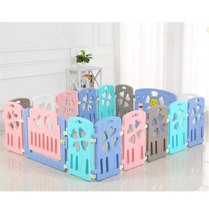 

Baby Kids Playpen Security Gate for Children Safety Baby Fence Kids Toys Educationaln Environmental Plastic Playpen for Babies