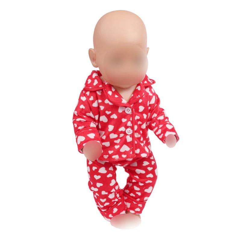 43 cm baby dolls pajamas new born Magenta pajama set + pants Baby toys fit American 18 inch Girls doll f410
43 cm baby dolls pajamas new born Magenta pajama set + pants Baby toys fit American 18 inch Girls doll f410