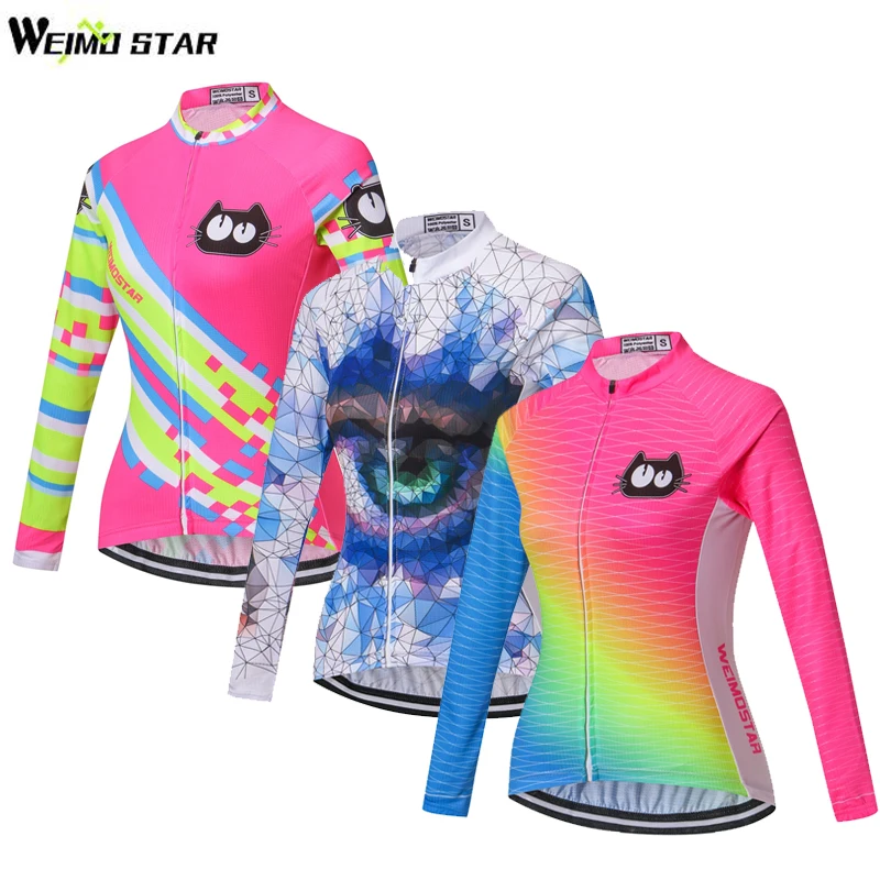 WEIMOSTAR Женская одежда для велоспорта Ropa Ciclismo велосипедная Джерси с длинным рукавом для велоспорта быстросохнущая велосипедная рубашка Топы S-XXL
WEIMOSTAR Женская одежда для велоспорта Ropa Ciclismo велосипедная Джерси с длинным рукавом для велоспорта быстросохнущая велосипедная рубашка Топы S-XXL