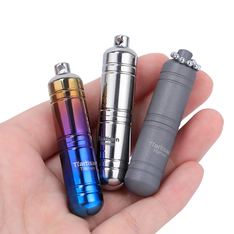 Ti artisan Titanium Portable Sealed Pill Case Container Waterproof Storage for Outdoor Camping 3 Colour Optional
Ti artisan Titanium Portable Sealed Pill Case Container Waterproof Storage for Outdoor Camping 3 Colour Optional