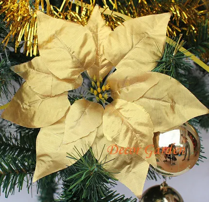 wholesale 3colors 22CM For christmas decoration artificial silk flowers Christmas poinsettia flower heads gold silver red
wholesale 3colors 22CM For christmas decoration artificial silk flowers Christmas poinsettia flower heads gold silver red