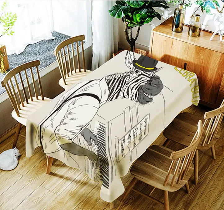 Cartoon Animal Music Band Decorative Tablecloth Waterproof Thicken Rectangular Wedding Home Dining Table Cover Tea Table Cloth
Cartoon Animal Music Band Decorative Tablecloth Waterproof Thicken Rectangular Wedding Home Dining Table Cover Tea Table Cloth