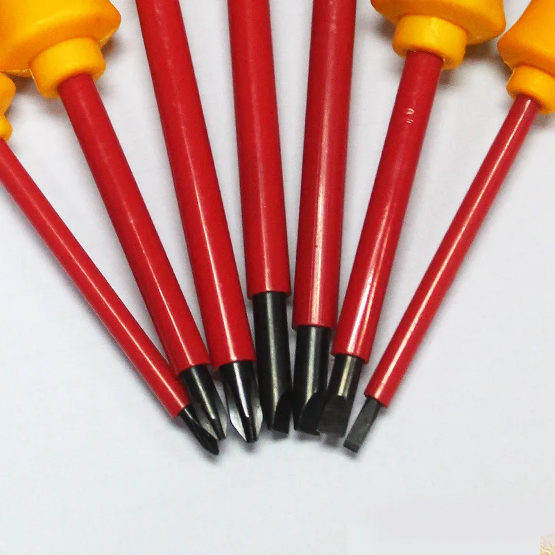 PENGGONG 9703 7PCS 1000V Insulated Screwdriver Set Kits CR-V High Voltage Electrician Dedicated Magnetic Precision
PENGGONG 9703 7PCS 1000V Insulated Screwdriver Set Kits CR-V High Voltage Electrician Dedicated Magnetic Precision