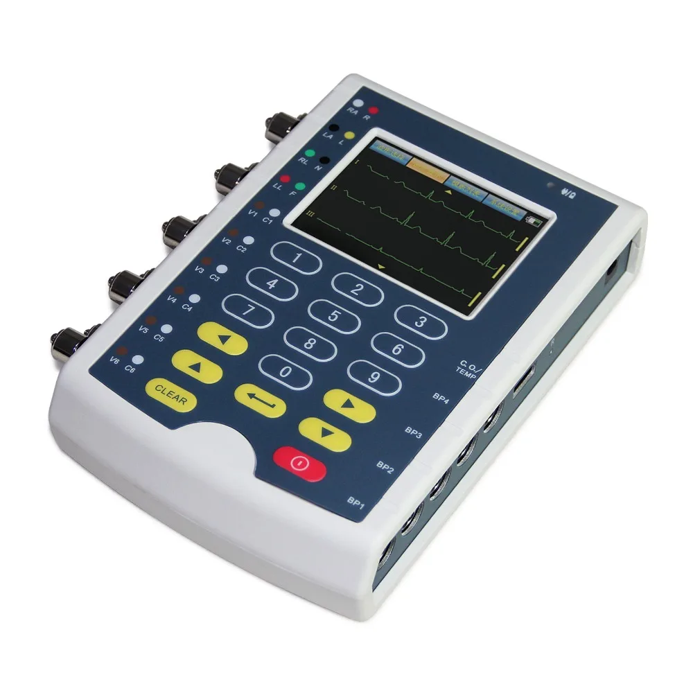 Мультипараметрический симулятор CONTEC MS400 12-ведущий ЭКГ реле температура цифровой
