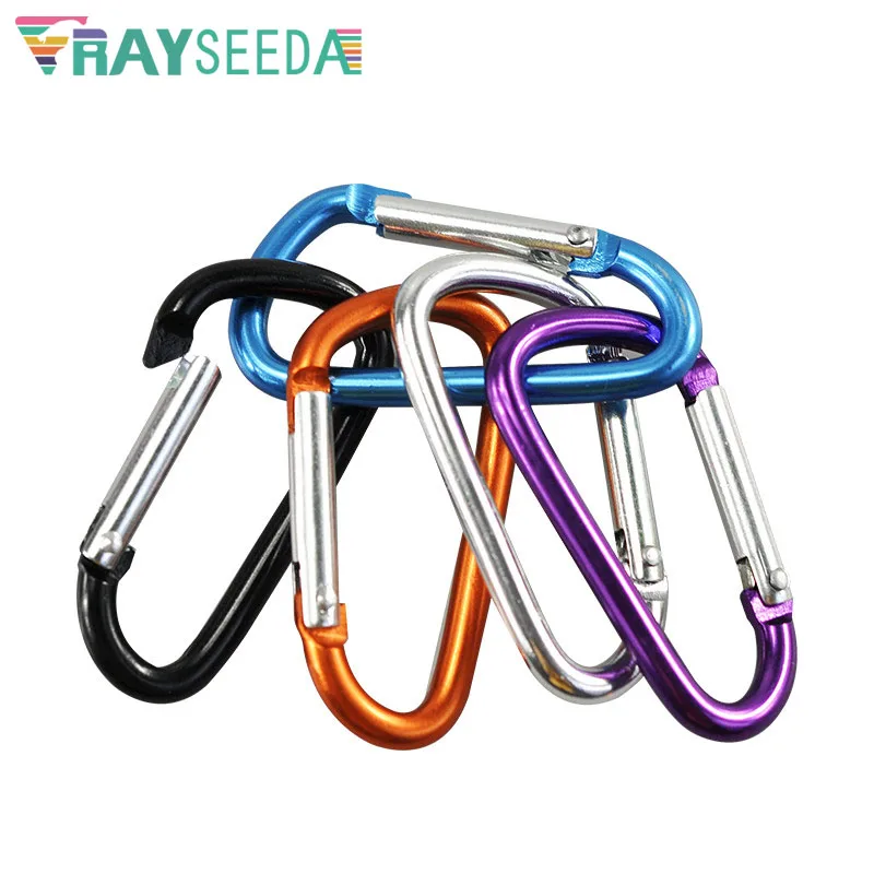 Rayseeda 3pieces 7# 60MM D Shape Climbing Carabiners Outdoor Aluminium Alloy Mountaineering Carabiner Hooks For Keys Waterbottle
Rayseeda 3pieces 7# 60MM D Shape Climbing Carabiners Outdoor Aluminium Alloy Mountaineering Carabiner Hooks For Keys Waterbottle