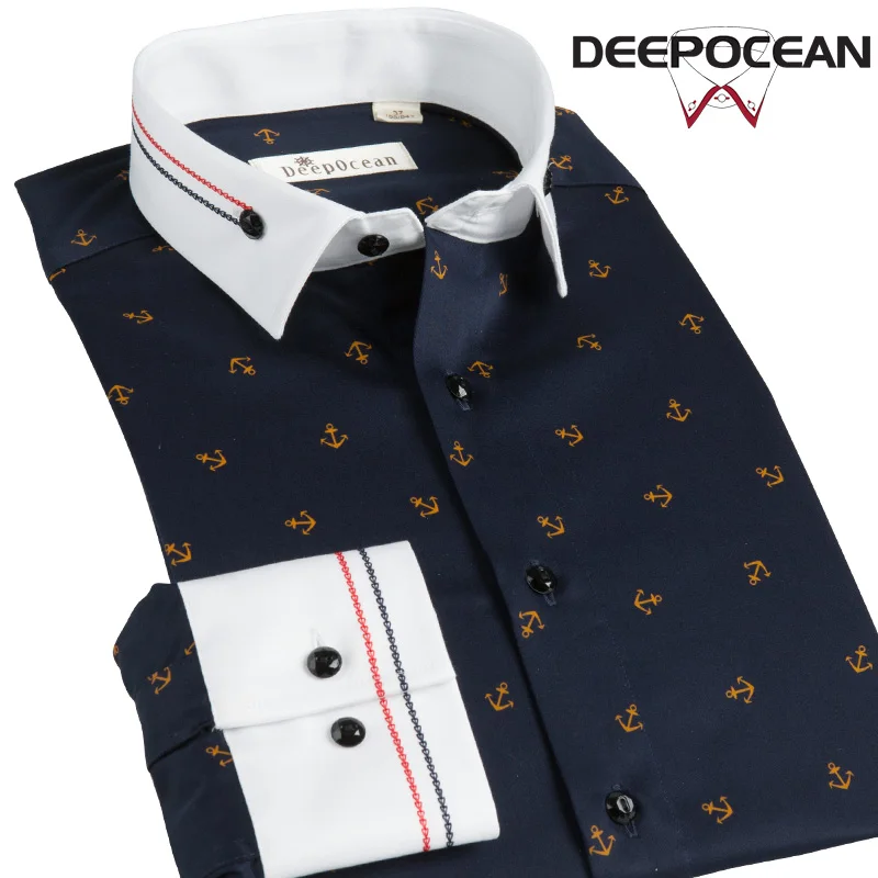 Deepocean Men Fashion Shirt Print Solid Cotton Shirt Men Clothes Smart Casual Business Shirts Camisa De Hombre
Deepocean Men Fashion Shirt Print Solid Cotton Shirt Men Clothes Smart Casual Business Shirts Camisa De Hombre