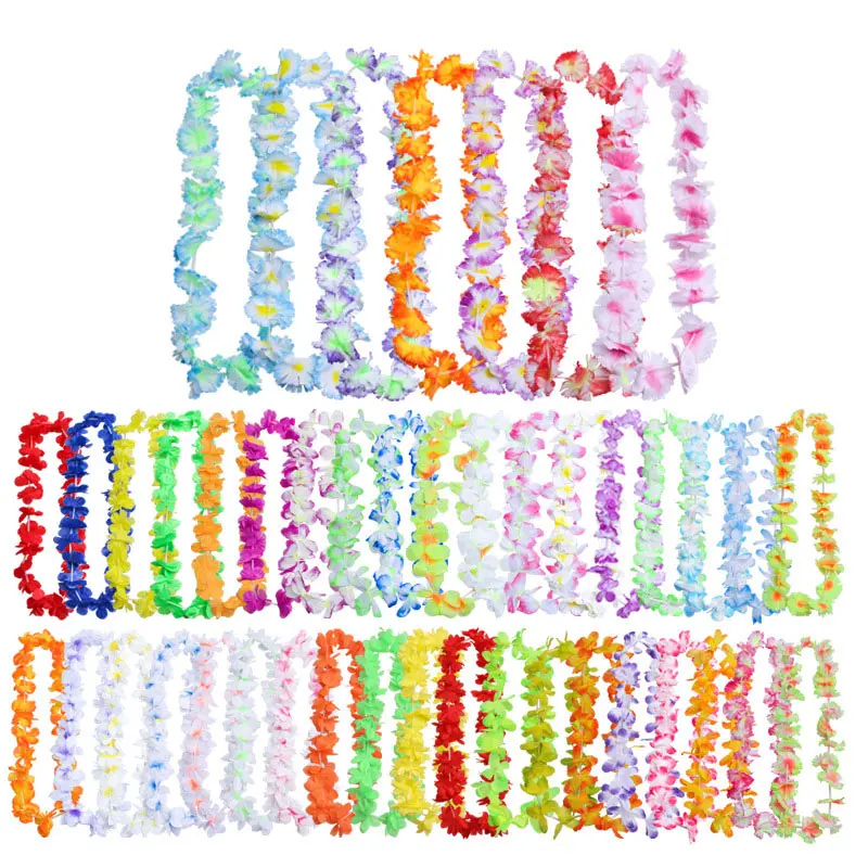 50pcs Hawaiian Leis Garlands Cover-Ups Artificial Necklace Dancing Flowers Garlands Leis Party Beach Wreath Decoration Beachwear
50pcs Hawaiian Leis Garlands Cover-Ups Artificial Necklace Dancing Flowers Garlands Leis Party Beach Wreath Decoration Beachwear