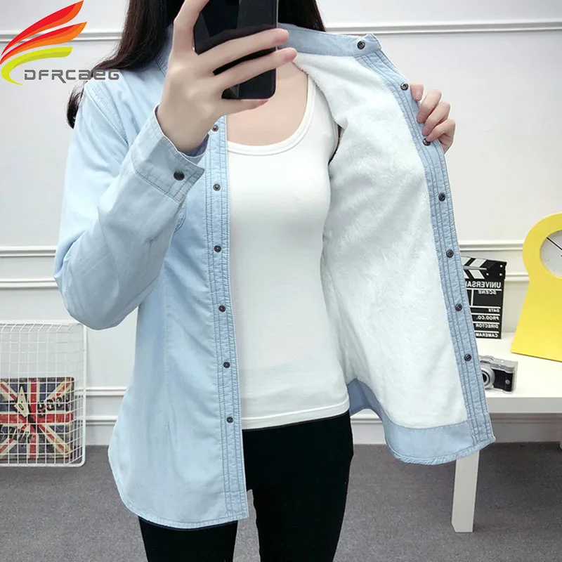 2020 Winter Women Lambswool Jean Coat Long Sleeves Warm Fleece Jeans Jackets Outwear Autumn Plus Size 3XL Denim Jacket Women
2020 Winter Women Lambswool Jean Coat Long Sleeves Warm Fleece Jeans Jackets Outwear Autumn Plus Size 3XL Denim Jacket Women