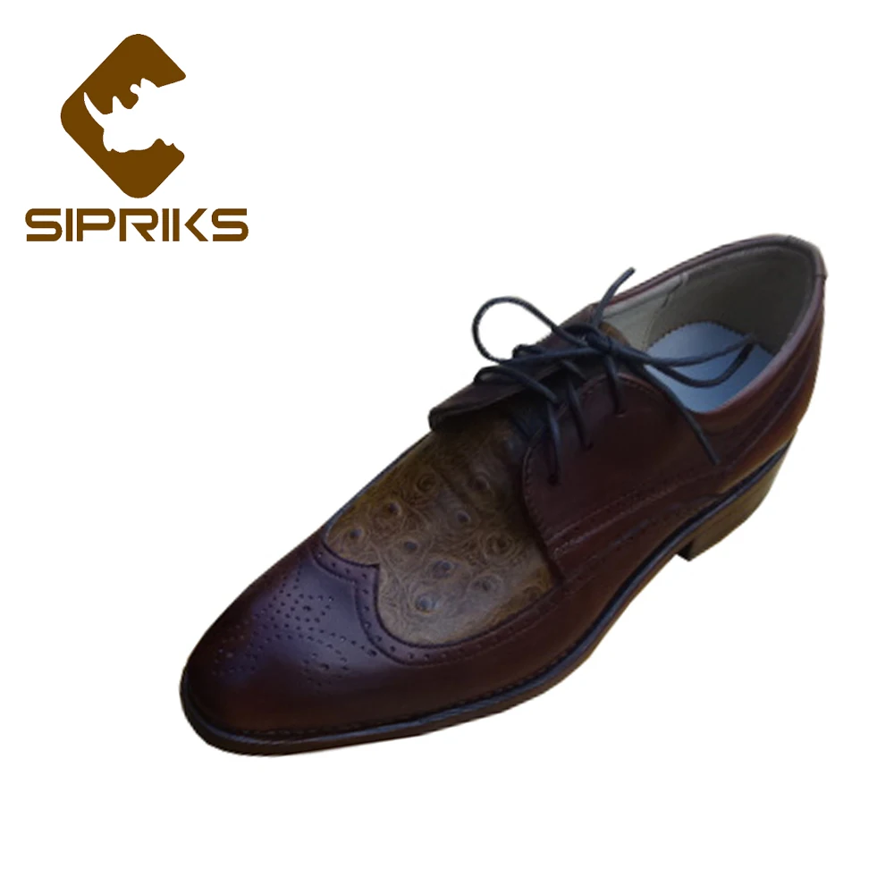 Sipriks Real Leather Wingtip Dress Shoes Mens Goodyear Welted Shoes Retro Formal Tuxedo Shoes Printed Ostrich Leather Shoes New
Sipriks Real Leather Wingtip Dress Shoes Mens Goodyear Welted Shoes Retro Formal Tuxedo Shoes Printed Ostrich Leather Shoes New