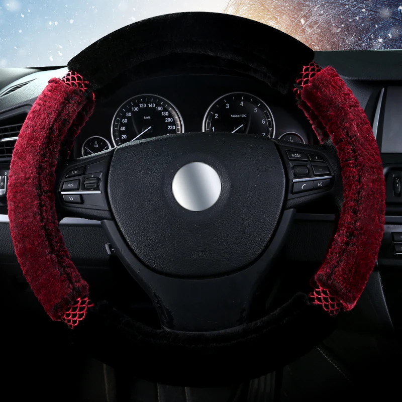 Universal Carr plush Steering-Wheel Covers Anti-slip Skidproof Durable 37-38CM/15" Dynamic Fibre Handmade Steering Wheel Cover
Universal Carr plush Steering-Wheel Covers Anti-slip Skidproof Durable 37-38CM/15" Dynamic Fibre Handmade Steering Wheel Cover