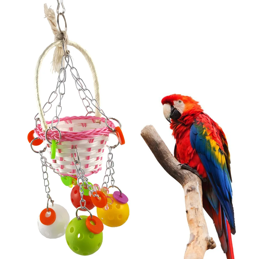 Parrot Puzzle Bite Toy Beautiful Colored Ball Shooting Basket Bird Toys Pet Products Bird Supplies 2pcs/lot
Parrot Puzzle Bite Toy Beautiful Colored Ball Shooting Basket Bird Toys Pet Products Bird Supplies 2pcs/lot
