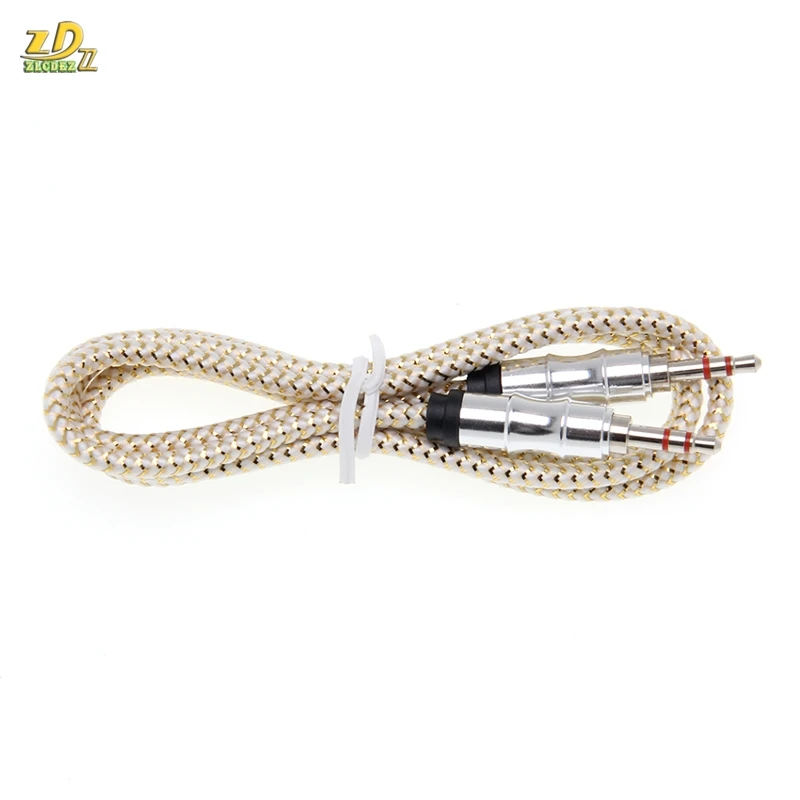 New 3.5 Auxiliary Cable Audio Cable Nylon bamboo style Male Aux Cord Cable For Mp3/Speaker/Car Suppion wholesale 100pcs/lot
New 3.5 Auxiliary Cable Audio Cable Nylon bamboo style Male Aux Cord Cable For Mp3/Speaker/Car Suppion wholesale 100pcs/lot