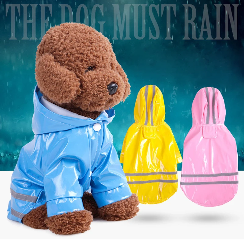 Cool Pet Dogs Raincoat Outdoor Dogs Puppy Rain Coat Windproof Dog Jackets With Reflective Stripe PU Cats Dogs Rainwear Clothes
Cool Pet Dogs Raincoat Outdoor Dogs Puppy Rain Coat Windproof Dog Jackets With Reflective Stripe PU Cats Dogs Rainwear Clothes