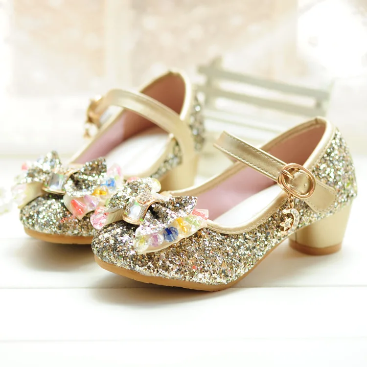 Summer Baby Girls Leather Shoes Rhinestone High Heel Children Princess Crystal Shoes Sequins Kids Single Pump Shoes Size 26-37
Summer Baby Girls Leather Shoes Rhinestone High Heel Children Princess Crystal Shoes Sequins Kids Single Pump Shoes Size 26-37
