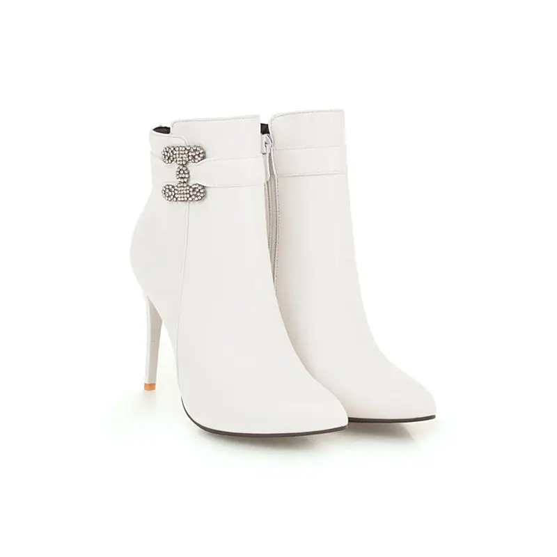 Smeeroon new popular pointed toe ankle boots for women autumn winter boots zip super high heels women boots wedding shoes
Smeeroon new popular pointed toe ankle boots for women autumn winter boots zip super high heels women boots wedding shoes