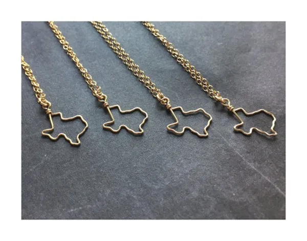 Hollow Outline Texas State America USA State TX State Necklaces city Geographic map hometown souvenir necklace pendant jewelry
Hollow Outline Texas State America USA State TX State Necklaces city Geographic map hometown souvenir necklace pendant jewelry
