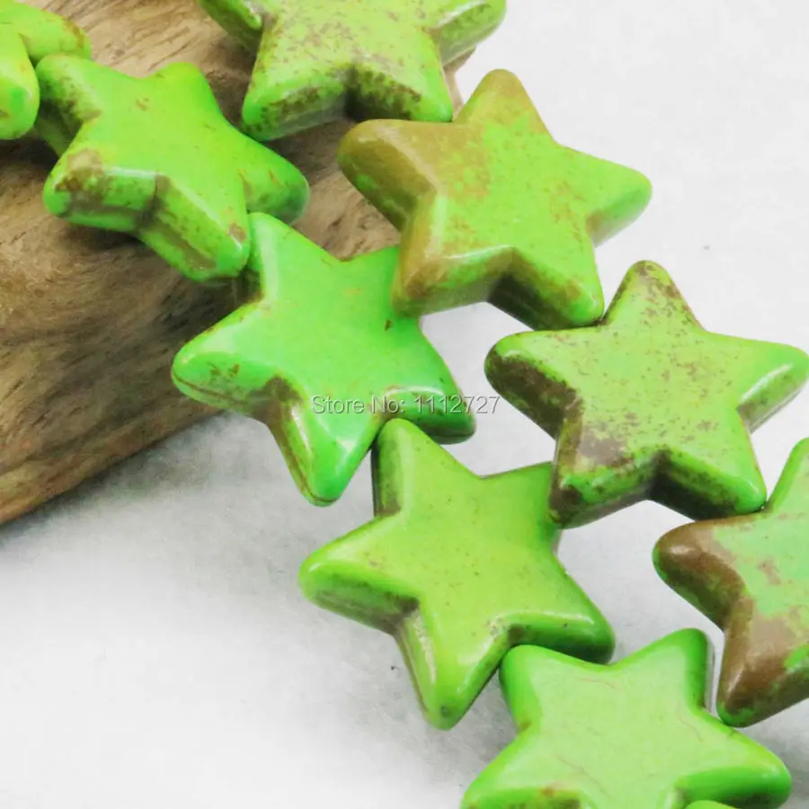 Accessory Crafts Parts Fitting Green Star Turkey Stone Howlite Chalcedony Loose Beads DIY 15inch Women Gifts 20mm Girls Jewelry
Accessory Crafts Parts Fitting Green Star Turkey Stone Howlite Chalcedony Loose Beads DIY 15inch Women Gifts 20mm Girls Jewelry