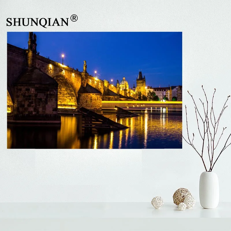 Nice Charles Bridge Poster Custom Canvas Poster Art Home Decoration Cloth Fabric Wall Poster Print Silk Fabric Print
Nice Charles Bridge Poster Custom Canvas Poster Art Home Decoration Cloth Fabric Wall Poster Print Silk Fabric Print