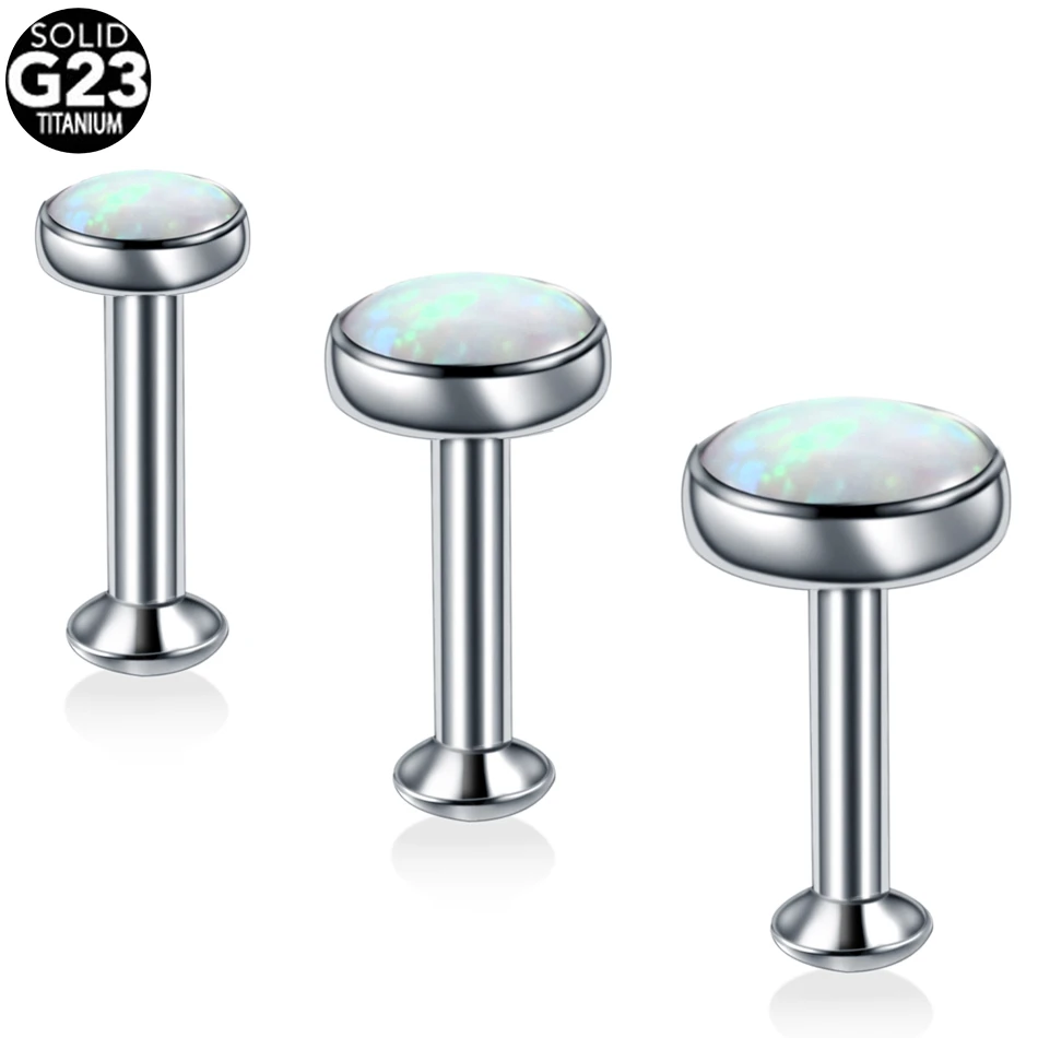1PC 16G G23 Titanium Opal Stone Labret Monroe Lip Stud Rings Opal Ear Cartilage Tragus Helix Earring Piercings Body Jewelry
1PC 16G G23 Titanium Opal Stone Labret Monroe Lip Stud Rings Opal Ear Cartilage Tragus Helix Earring Piercings Body Jewelry