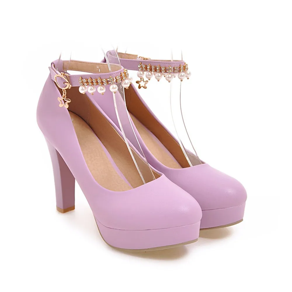 MORAZORA 2020 platform shoes with buckle crystal round toe extreme high heels shallow square heel sweet ladies pumps
MORAZORA 2020 platform shoes with buckle crystal round toe extreme high heels shallow square heel sweet ladies pumps