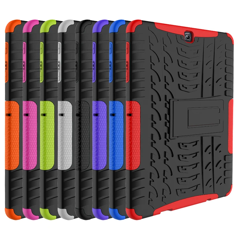 Heavy Duty Armor Tire Style Hybrid TPU PC Hard Cover Case for Samsung GALAXY Tab S2 9.7" SM T810 T815 T813 T819 tablet PC
Heavy Duty Armor Tire Style Hybrid TPU PC Hard Cover Case for Samsung GALAXY Tab S2 9.7" SM T810 T815 T813 T819 tablet PC