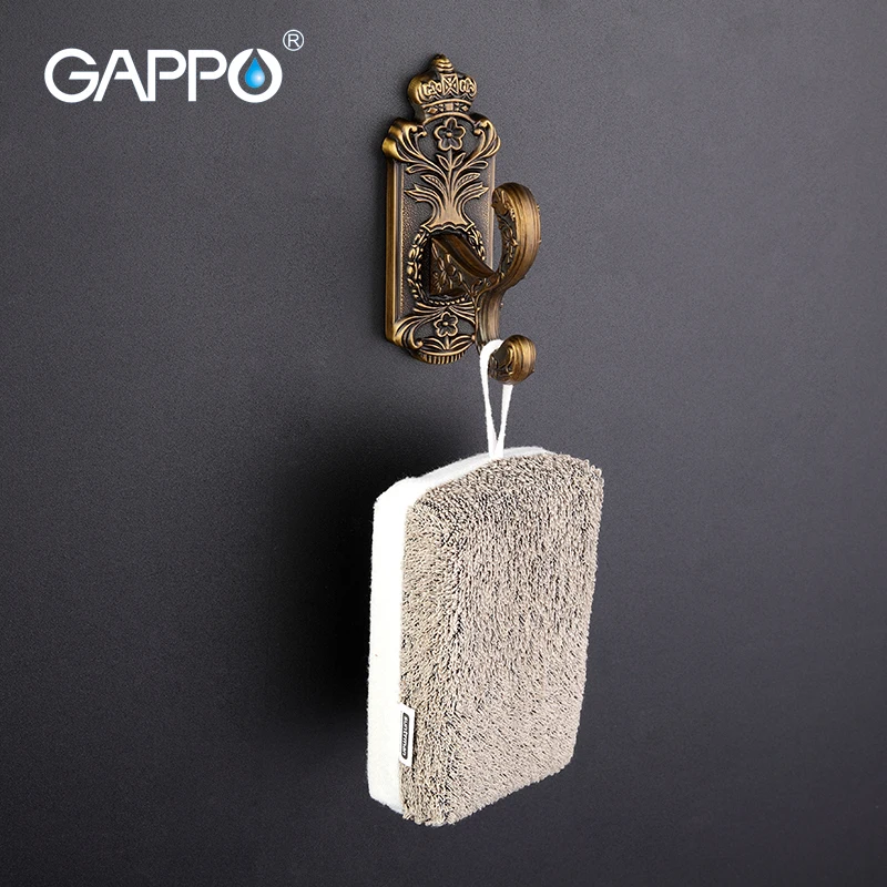 GAPPO 1 комплект высокое качество цинковый сплав крючок для халата настенное