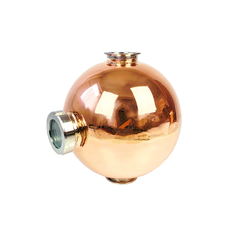 Clamp 3" (OD91mm) Whiskey Helmet , Onion head 15L, Pure Copper 99,99%