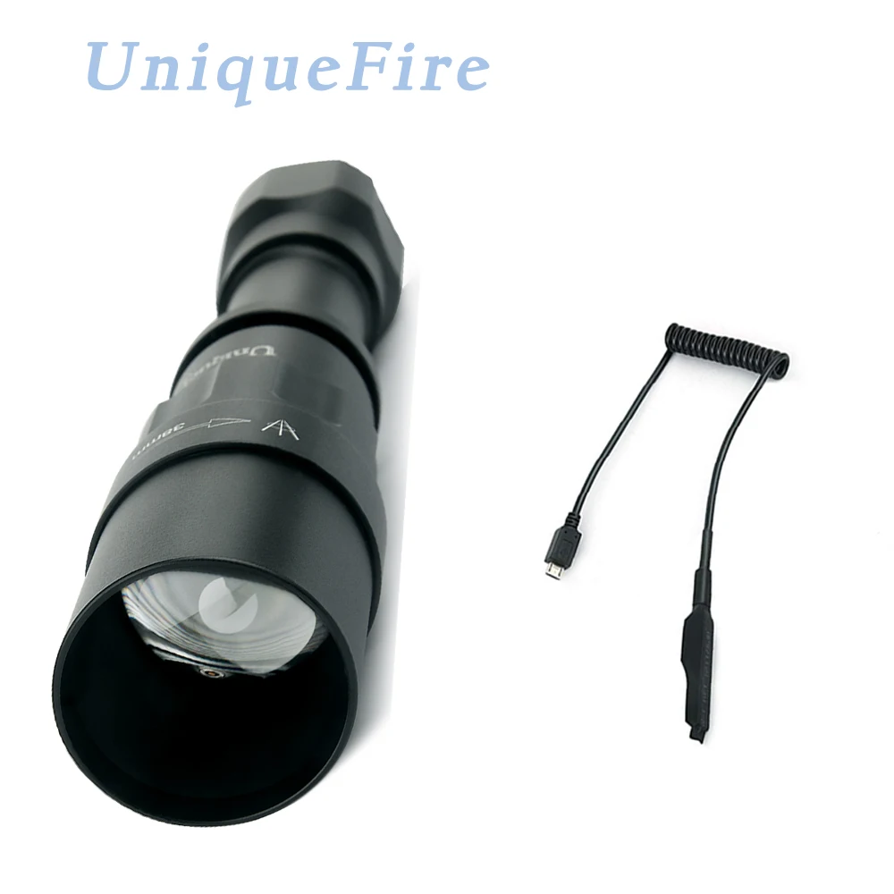 UniqueFire 1605 Zoomable 4715AS 38mm lens Infrared 850nm Flashlight 3 Modes Night Vision torch Rechargeable For outdoor Hunting
UniqueFire 1605 Zoomable 4715AS 38mm lens Infrared 850nm Flashlight 3 Modes Night Vision torch Rechargeable For outdoor Hunting