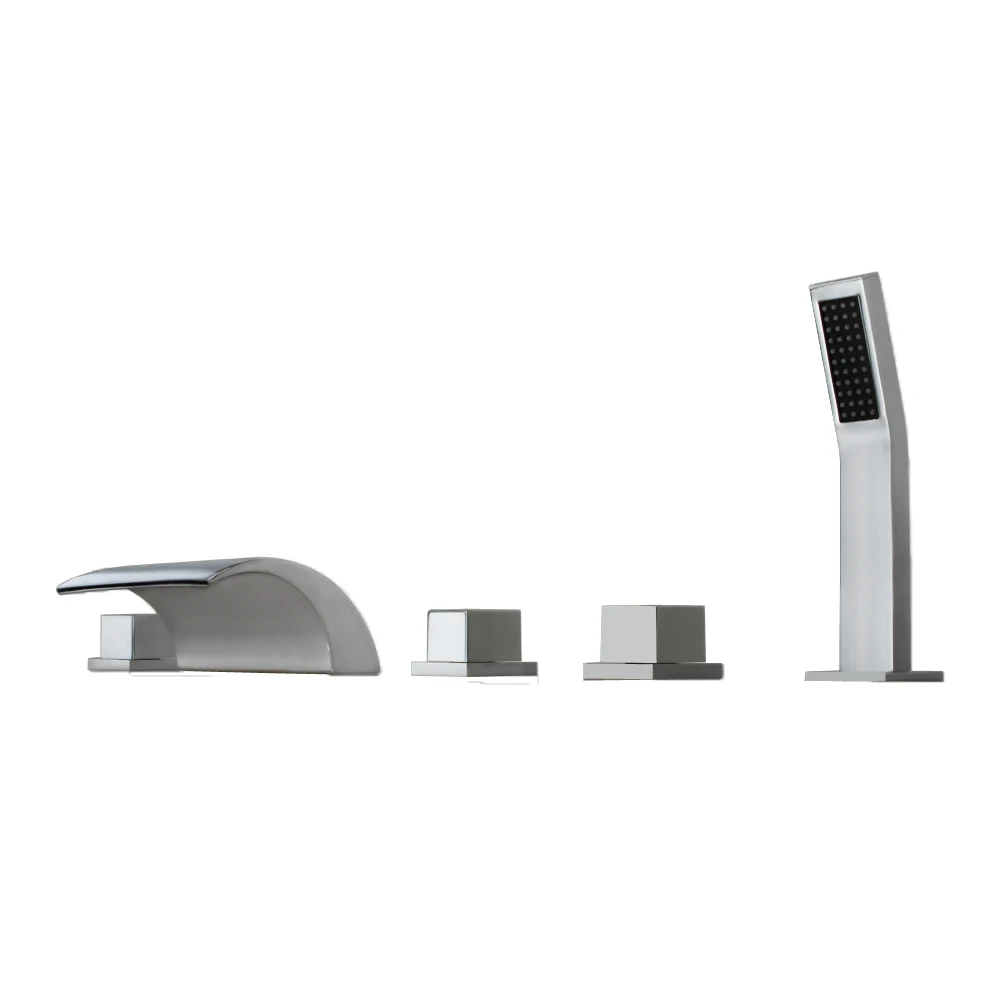 SKOWLL Deck Mounted Bathtub Faucet LED Waterfall Hot Cold Sink Mixer Taps Bathroom Tub Faucets with Handheld Shower Head HG-9116
SKOWLL Deck Mounted Bathtub Faucet LED Waterfall Hot Cold Sink Mixer Taps Bathroom Tub Faucets with Handheld Shower Head HG-9116